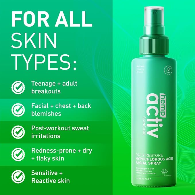 Hypochlorous Acid Spray for Face & Skin – Post-Workout Gentle HOCL Facial - Image 6