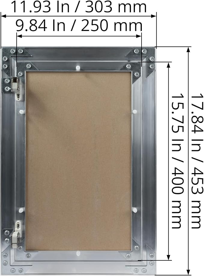 10" x 16" Inch Aluminum Drywall Access Panel - Image 6