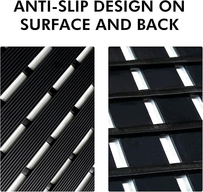 Extra Large Shower Mat Non Slip, Heavy Bathtub Mat - Image 4