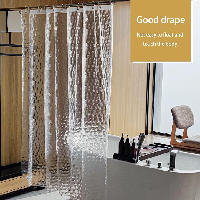 NTBAY EVA Clear Shower Curtain - Image 7