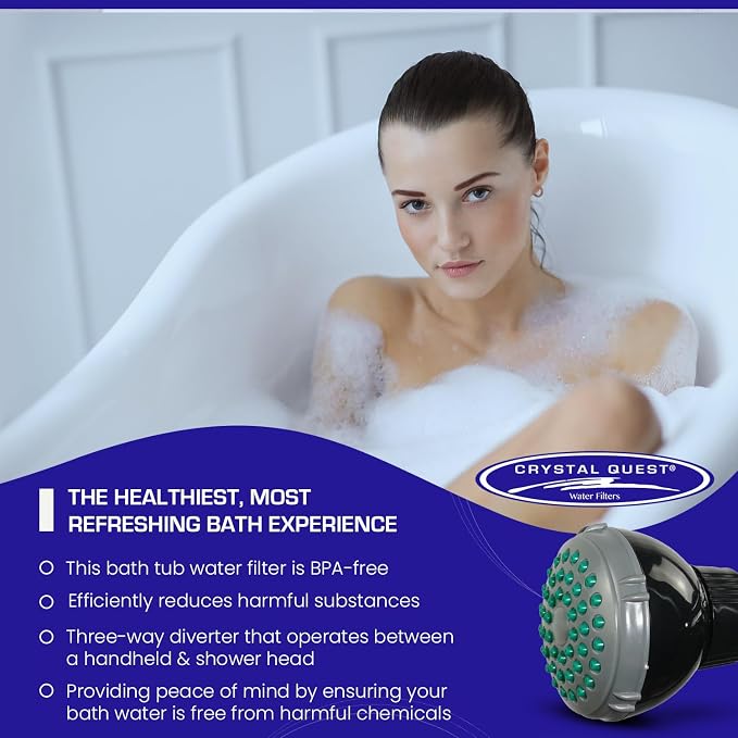 Crystal Quest Luxury Handheld Shower Power Filtration System - Image 3