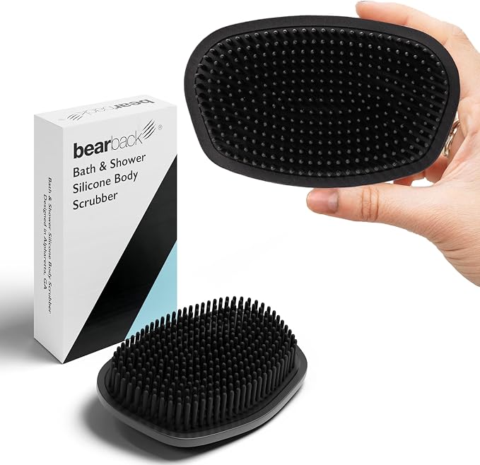 Bearback Body Scrubber Attachment: Premium Silicone Scrub Brush by bearback