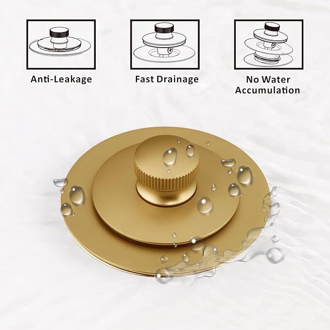 Artiwell Bath Tub Drain Trim Set Conversion Kit Assembly, - Image 6