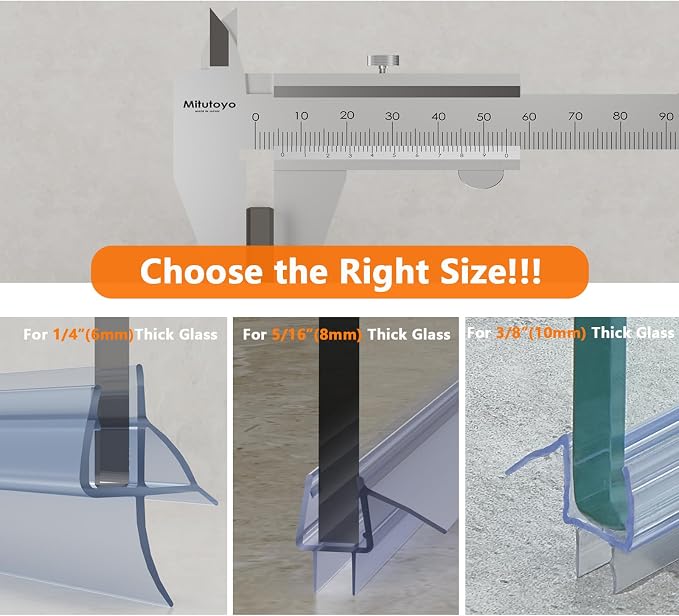 Frameless Shower Door Bottom Seal - Image 4