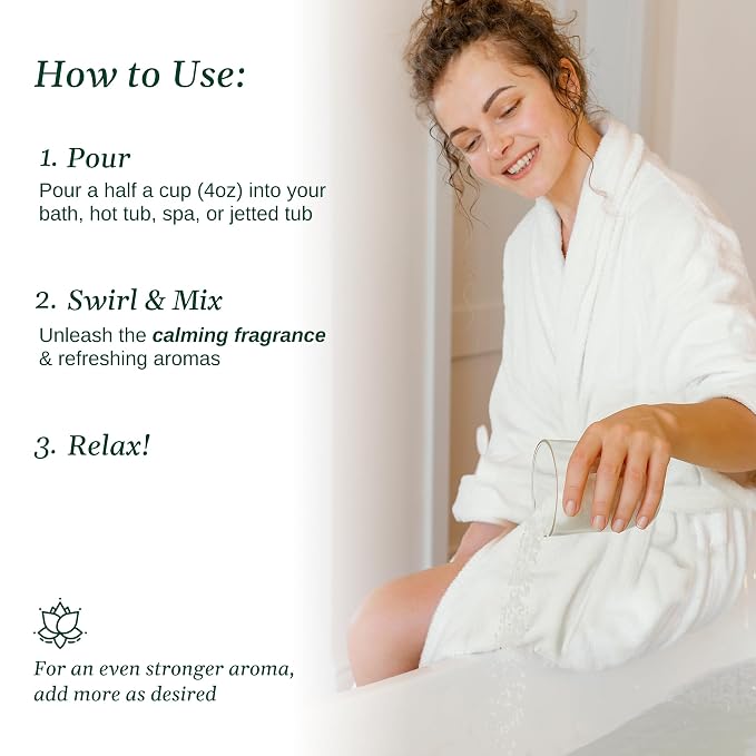 Relax Spa & Bath, Epsom & Dead Sea Salts, Aromatherapy Bath Salts - Image 7