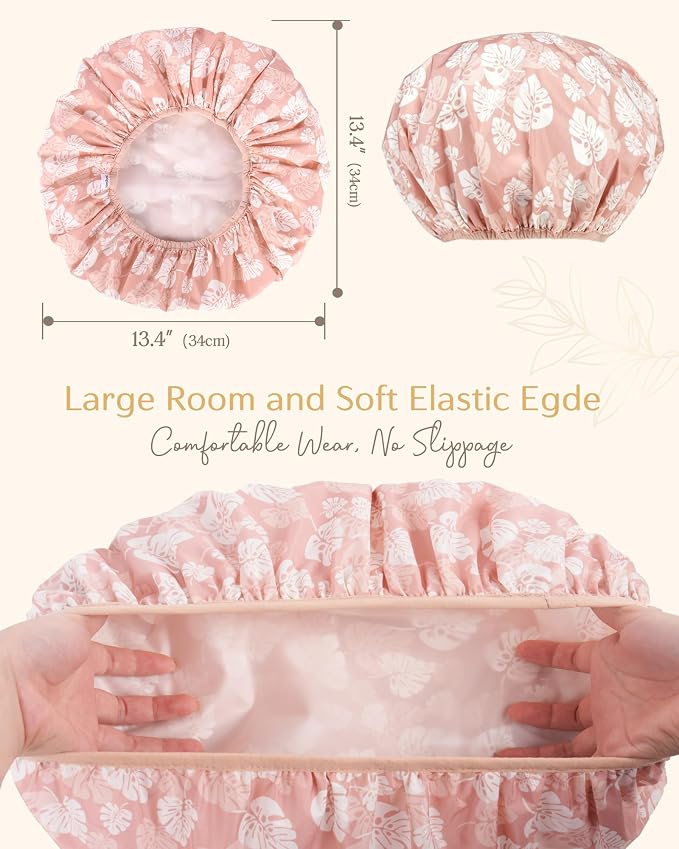 Yanibest Shower Cap Reusable Waterproof - Image 5