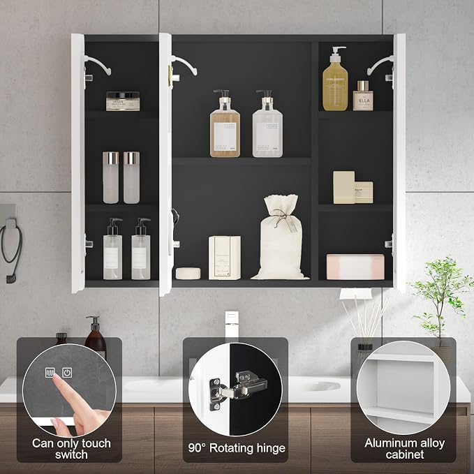 Lighted Bathroom Medicine Cabinet - Image 5