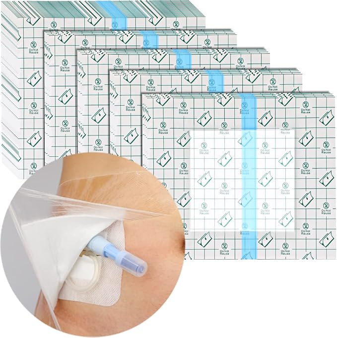 25 Pcs Waterproof PD Dialysis Catheter Wound Cover Shields Island Dressing by Unknown