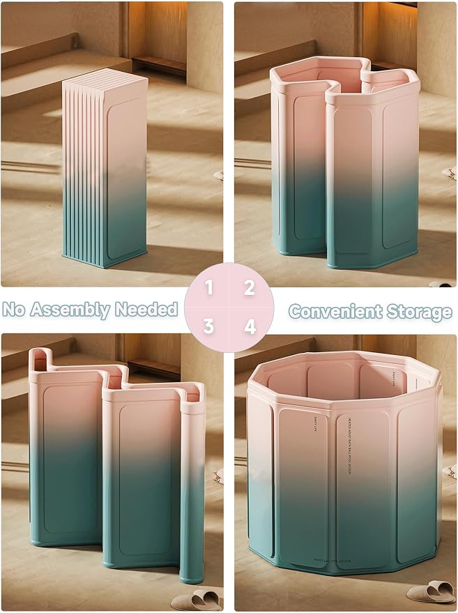 85 Gallon Foldable Portable Bathtub Adult - Image 4