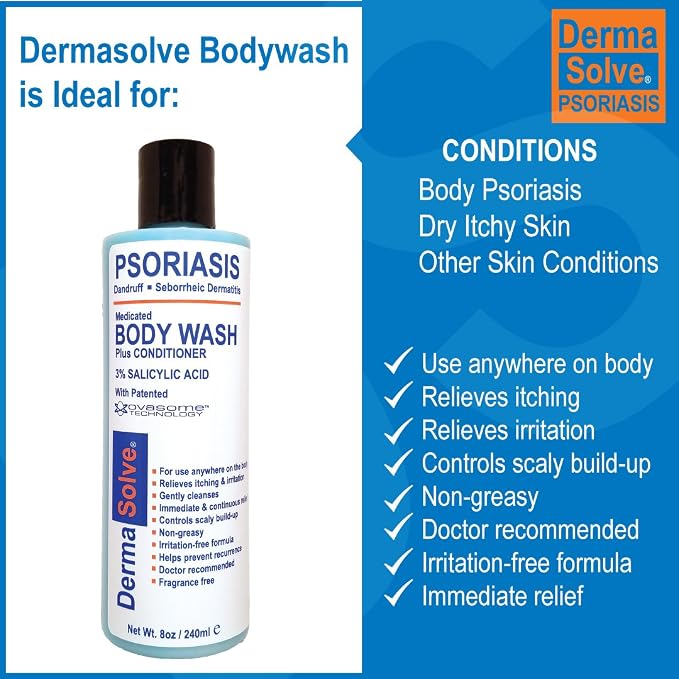 Dermasolve Medicated Psoriasis Body Wash - Image 5