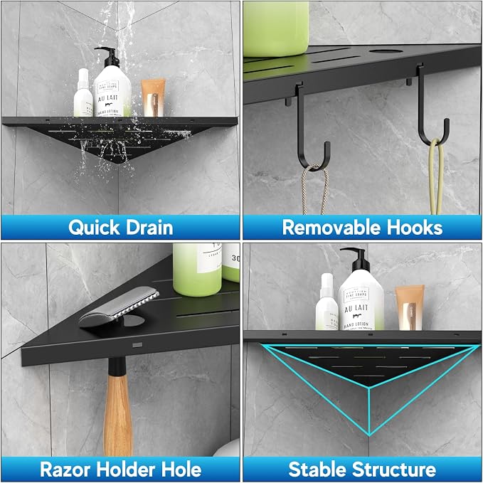 Corner Shower Shelves - Image 4