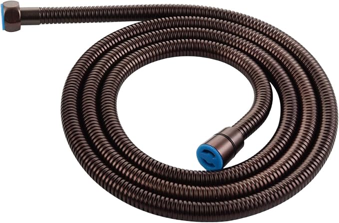 Angle Simple Handheld Shower Hose Replacement G 1/2 Thread Type, Stainless by AngleSimple