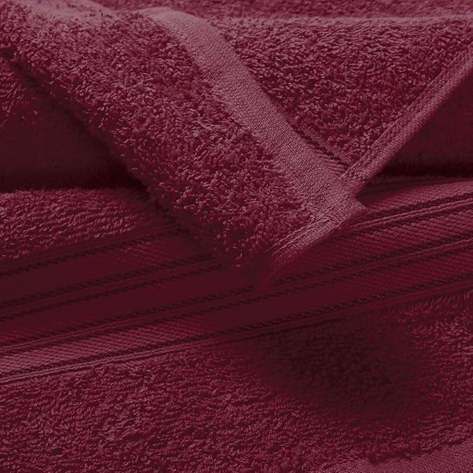 BOUTIQUO Ultra Soft Cotton 6 -Piece Hand Towel Set 16x24 Inch, Spa & General - Image 2