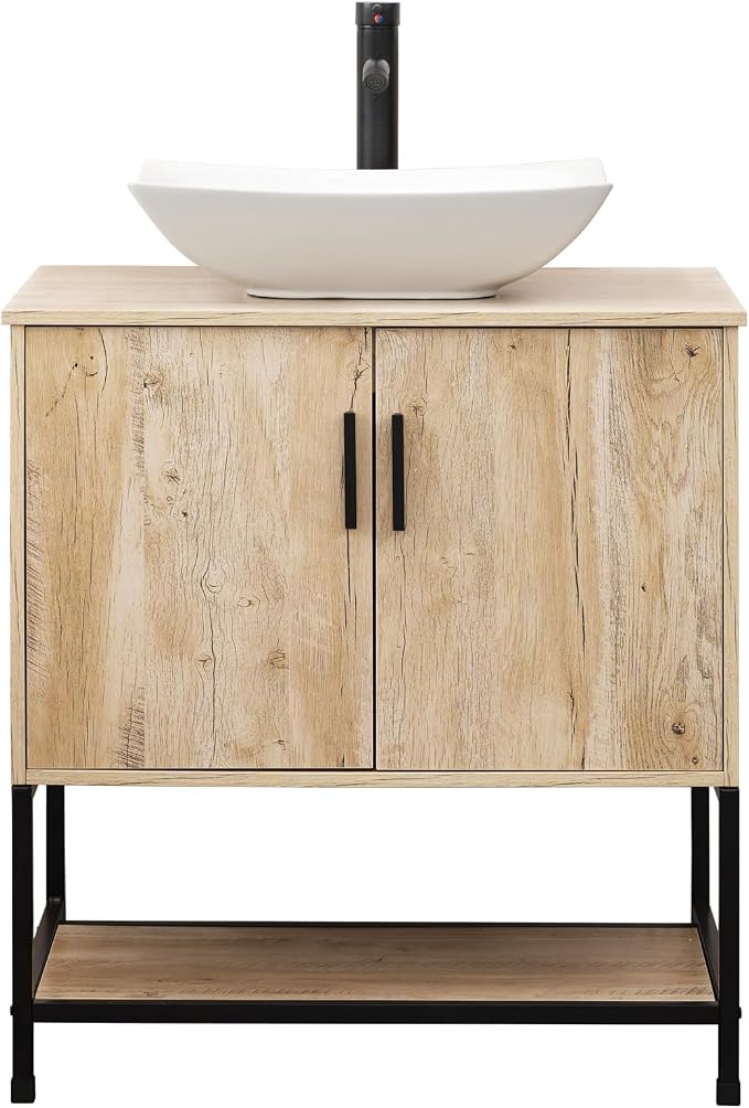 UEV Rustic Oak 30" Bathroom Vanity - Image 9