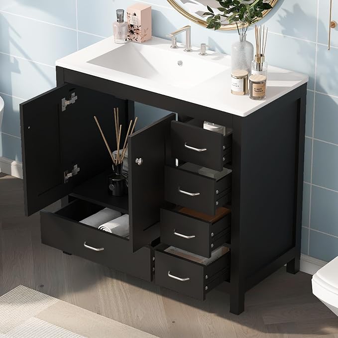 Harper & Bright Designs 36" Bathroom Vanity by HarperBrightDesigns