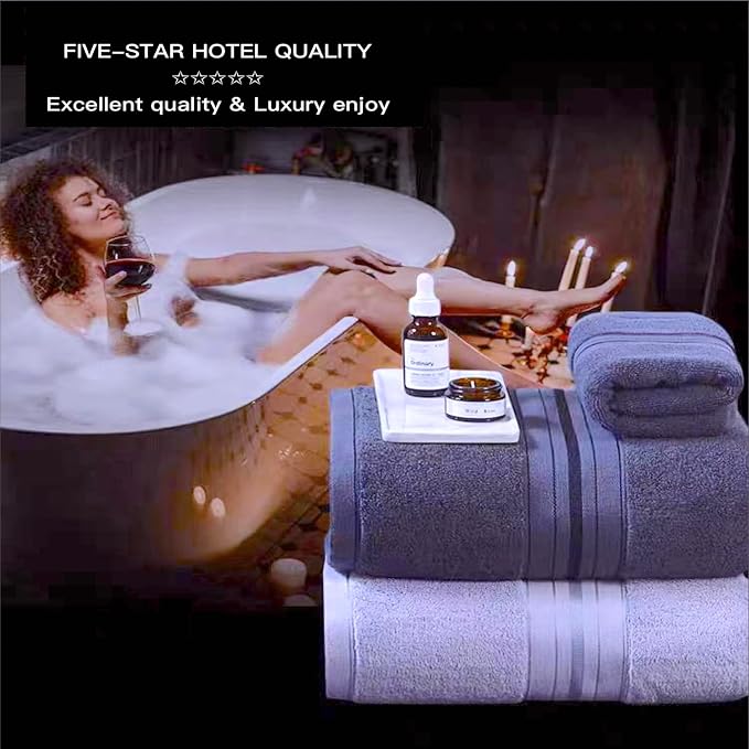 Bath Sheet, Oversized Bath Towel, Beach Towel, 40x73 inches, Extra Large - Image 5