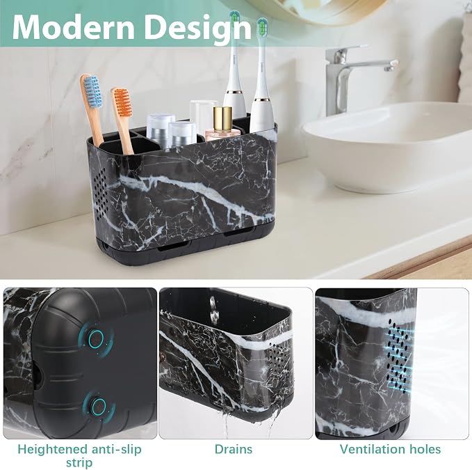 Boperzi Black Toothbrush Holder - Image 2
