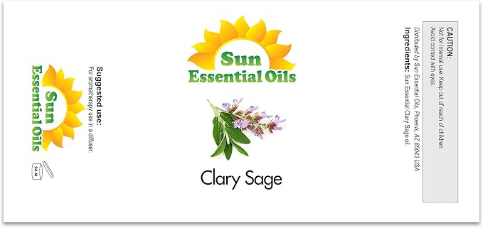 Sun Essential Oils Clary Sage Essential Oil 4oz - Image 2
