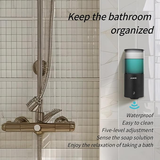 AIKE Automatic Wall Mount Liquid Soap Dispenser - Image 4