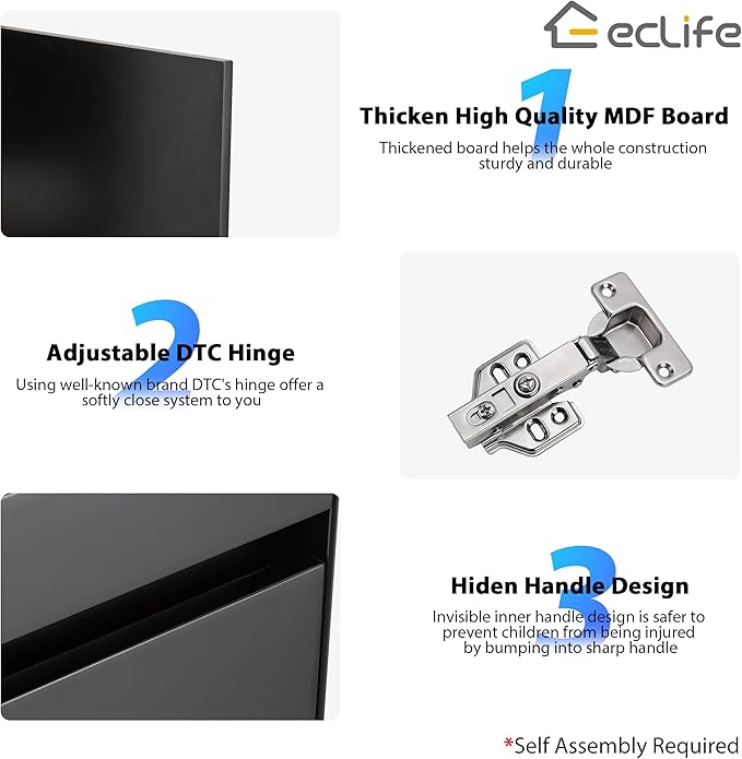 eclife 22" Corner Bathroom Vanity Sink Combo - Image 5