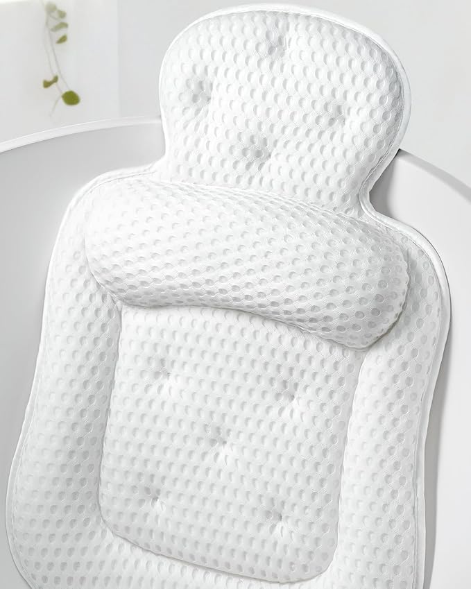 Bath Pillows for Tub, Extra Large Bathtub Cushion for Head and Neck by VOXOR