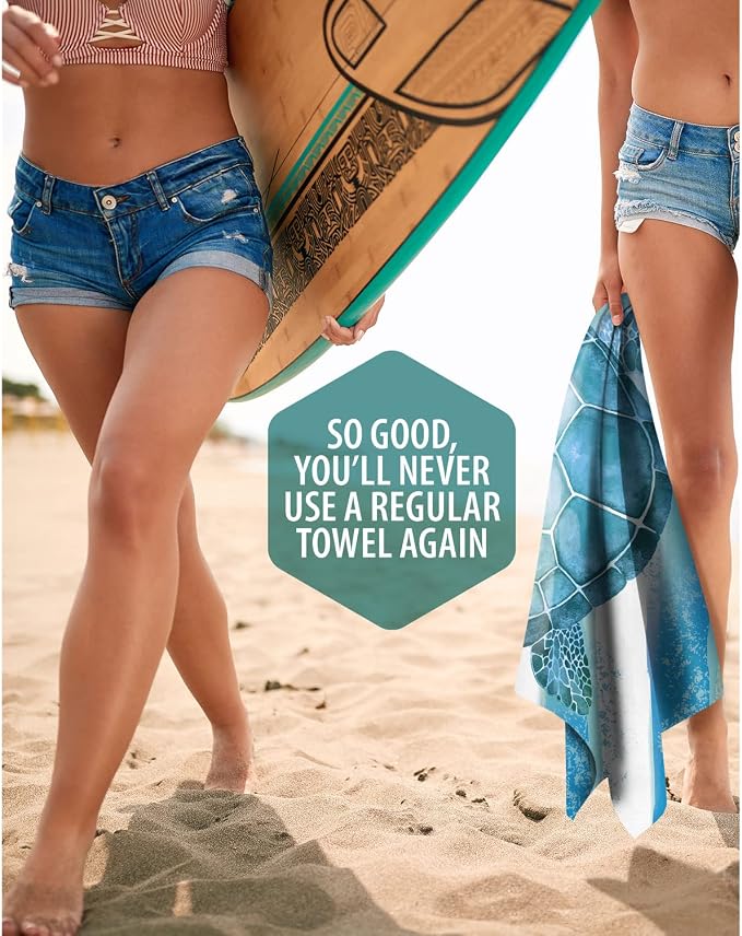 VENTURE 4TH Microfiber Beach Towel: Quick-Dry, Sandproof and Lightweight - Image 9