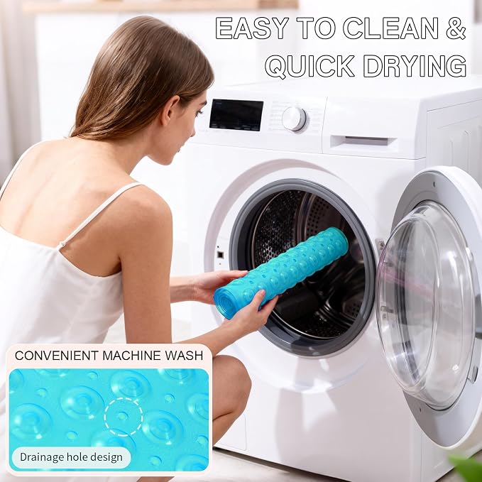 Anti-Slip Bathtub Shower mat, 27.5×14.5（Approximately 70×37cm） inch Soft - Image 6