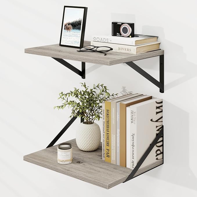 Dreamland Grey Floating Shelves by Dreamland