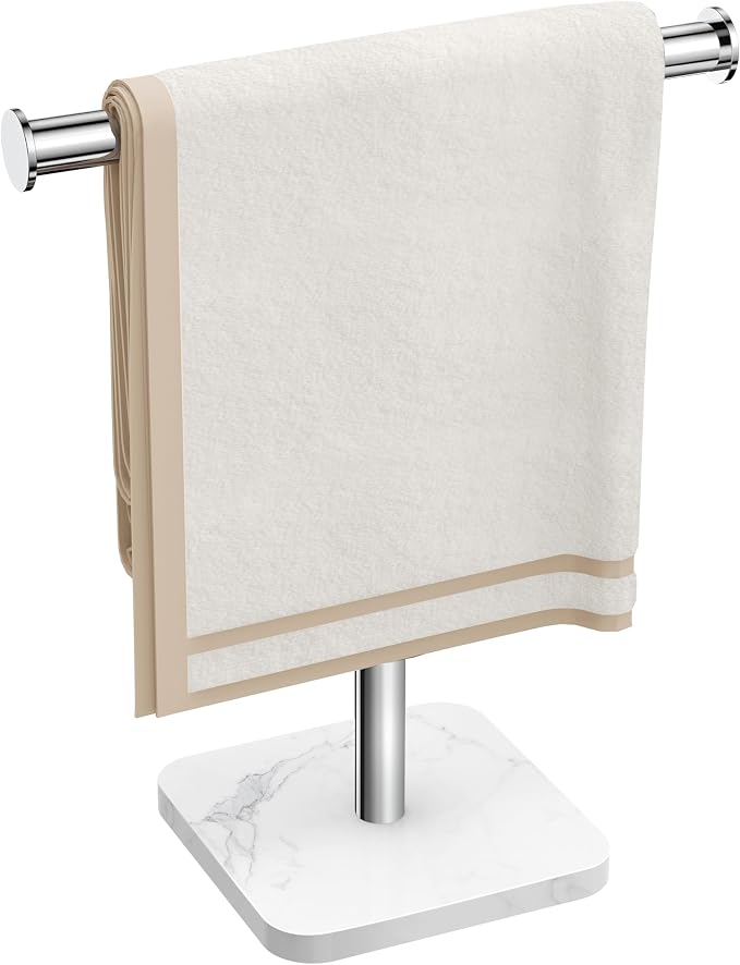 RUACQ Hand Towel Holder, T-Shape Free Standing Hand Towel Holder Stand by Ruacq