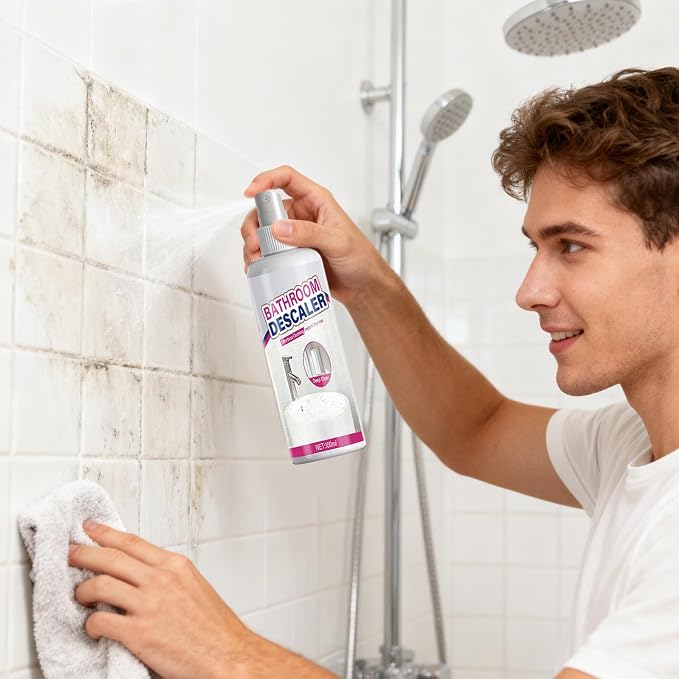 Bathroom Descaler, 100ml Powerful Cleaning Foam, Toilet Bowl Stain Cleaner Agent - Image 3