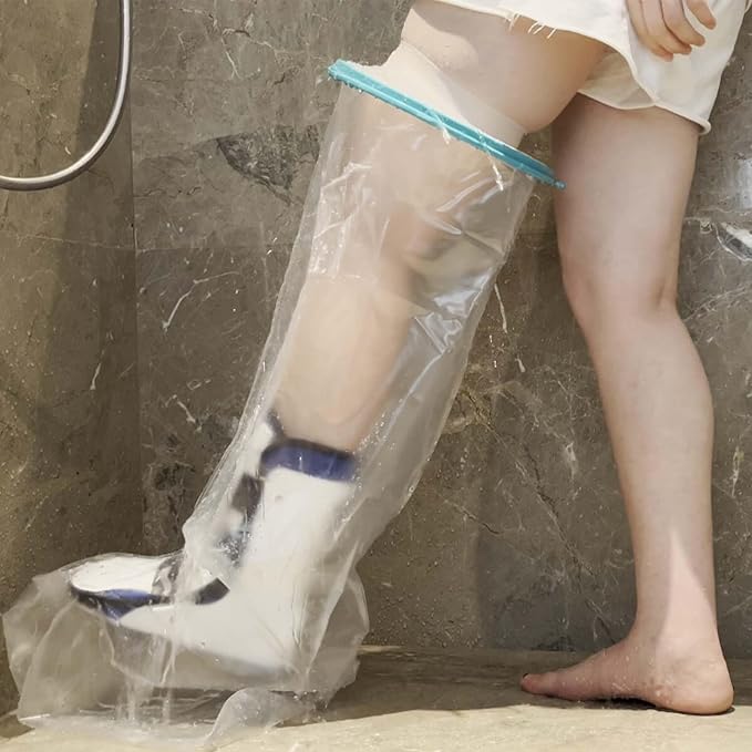 Cast Covers for Shower Leg, Waterproof Cast Cover for Showering, Cast Protector by CIVJET