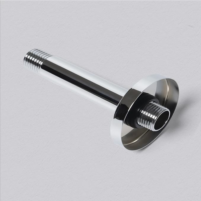 6 Inch Shower Arm with Flange, Ceiling Mounted Shower Head Extension Arm - Image 3