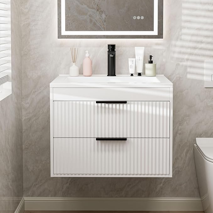 24 Inches Modern MDF Bathroom Vanity - Image 3