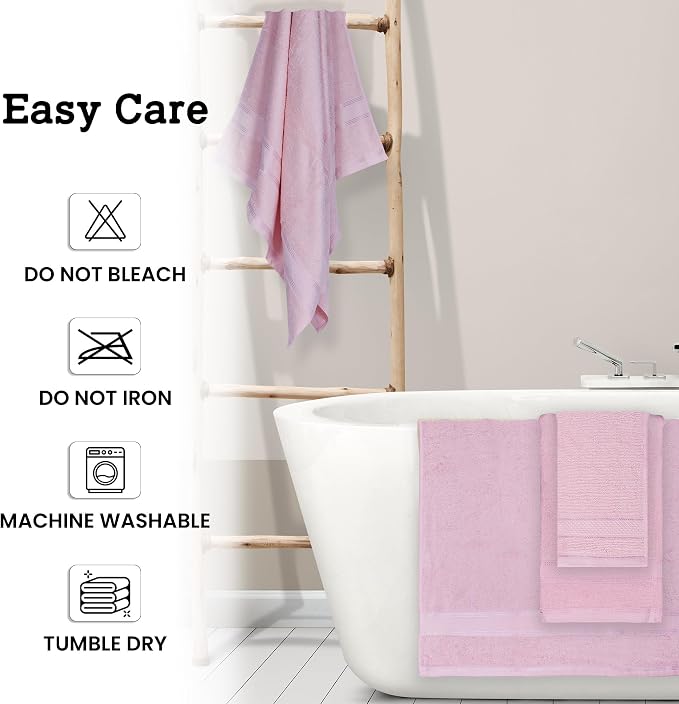 Casa Lino Bath Towel Set of 8 - Image 6
