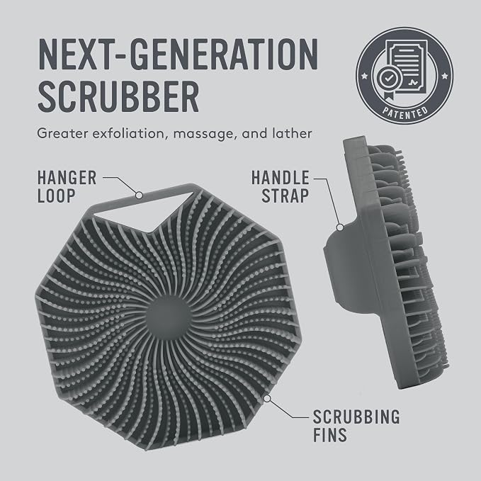 Sud Scrub® Antimicrobial Silicone Body Scrubber, Exfoliating Body Scrubber - Image 5
