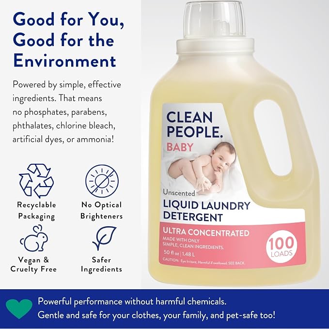 The Clean People Liquid Laundry Detergent - Image 3