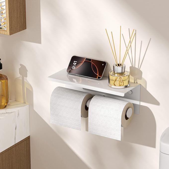 FORIOUS Double Toilet Paper Holder - Image 7