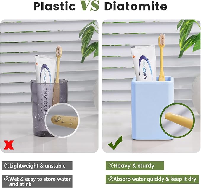 Luxspire Toothbrush Holders, Fast Drying Toothbrush Holders - Image 5
