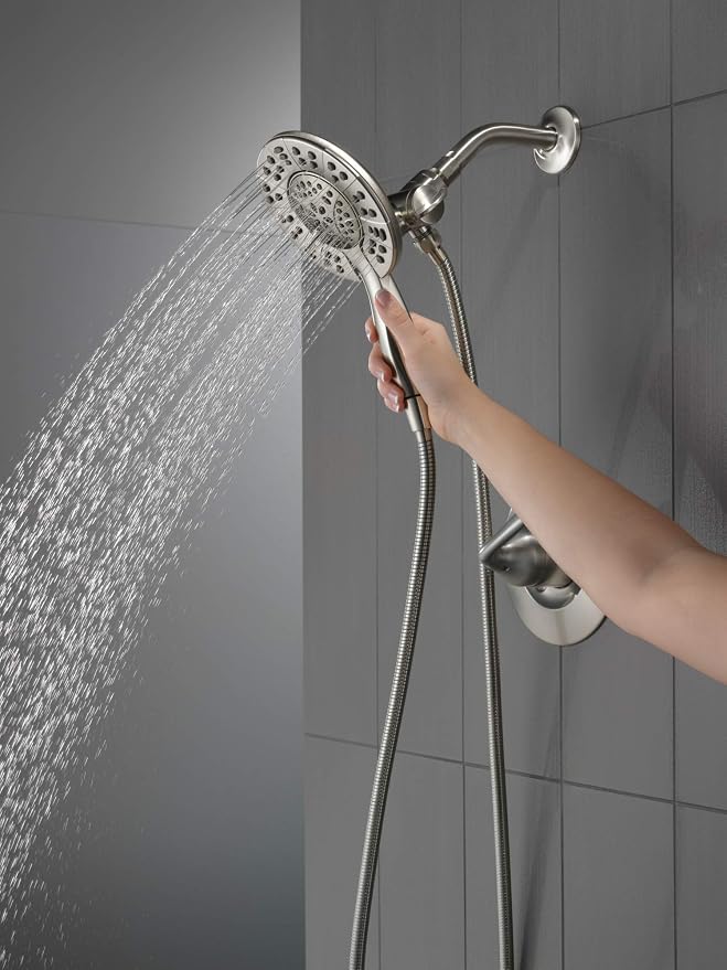Delta Arvo 14 Series Brushed Nickel Shower Faucet Set - Image 2