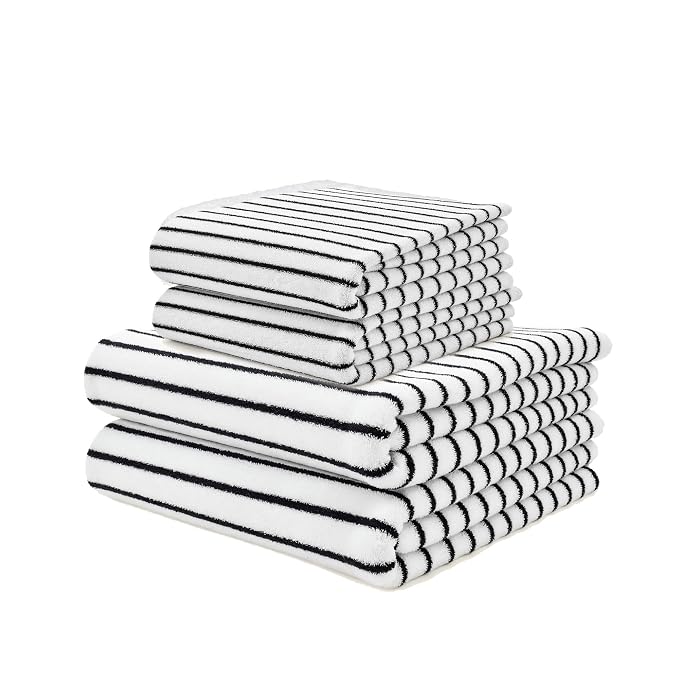 Italic Serene Ultraplush Cotton Towel Set, 2 Bath Towels + 2 Hand Towels by Italic