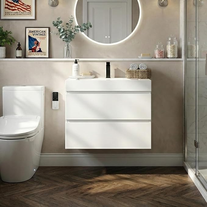 Alice 30Inch Modern Bathroom Vanity by BLUHOUZZ