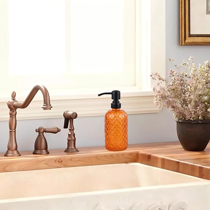 16 oz Glass Soap Dispenser - Image 5