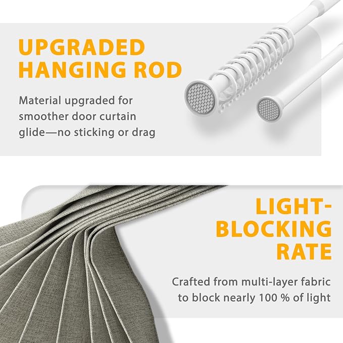 Accordion Door Curtain Set - Image 8