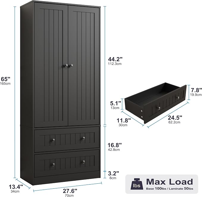 65" H Pantry Cabinet, Small Pantry - Image 2