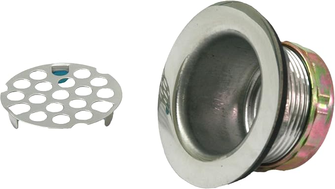 Highcraft Flat Stainless Steel RV Mobile Shower Strainer - Image 5