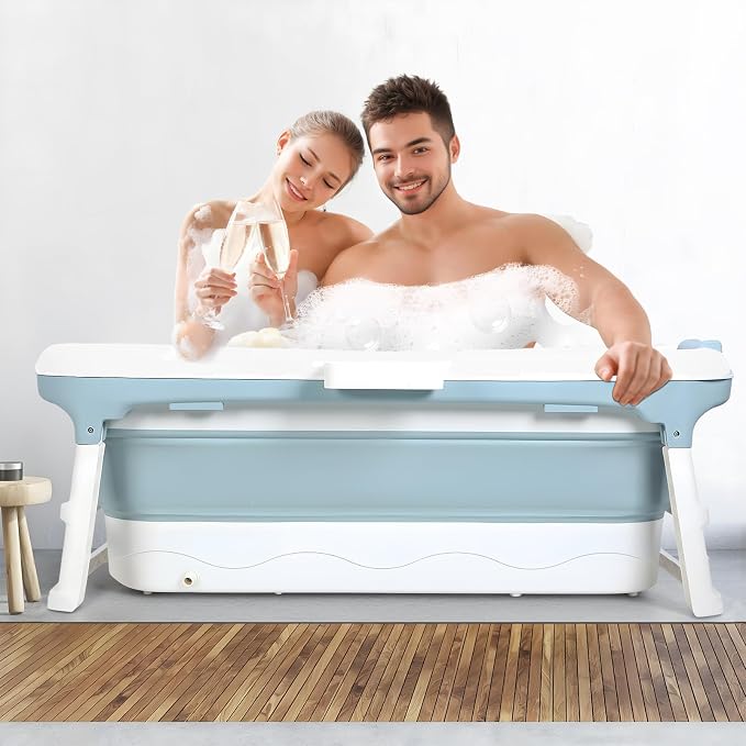 Portable Bathtub for Adult, Large Collapsible Tub, Portable Tub for Adults - Image 4