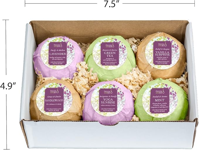 Luxury Aromatherapy Bath Bombs: Deep Body Relaxation Deluxe Gift Set - Image 5