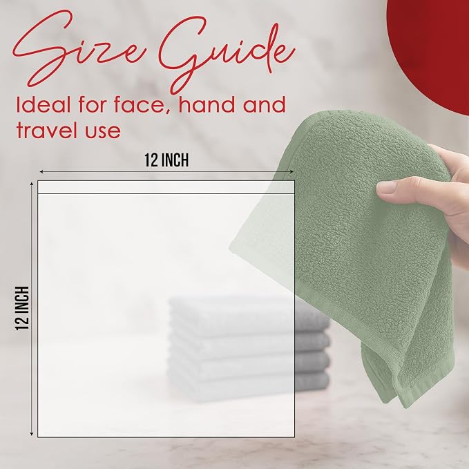 RIVERSIDE 12 Pack Washcloths - Image 2