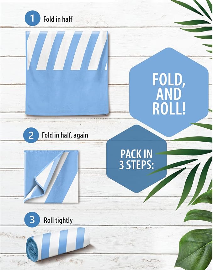 VENTURE 4TH Microfiber Beach Towel: Quick-Dry, Sandproof and Lightweight - Image 5