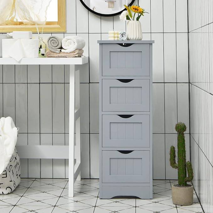 Tangkula Bathroom Floor Cabinet - Image 4